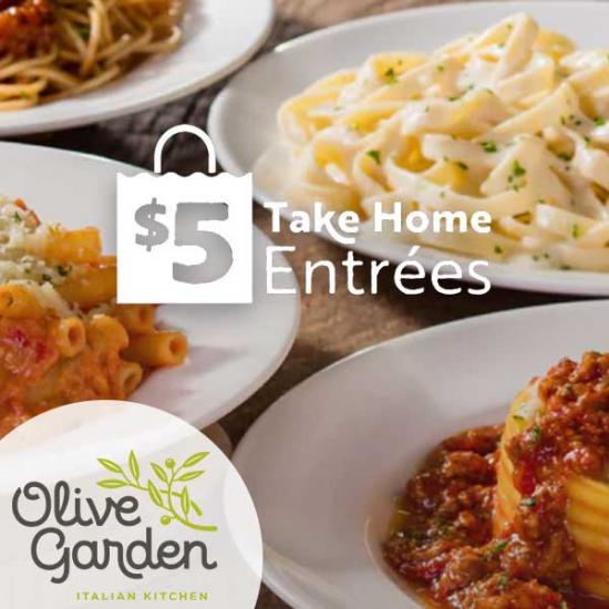 5 Olive Garden Take Home Entree Offer Senior Discounts Club