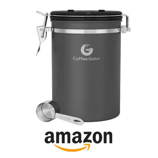 20% Off Coffee Gator Stainless Steel Canister