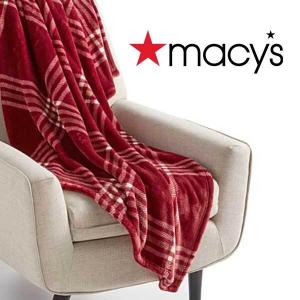 $9.99 Charter Club Cozy Plush Throw with Select Purchase ($50 value)