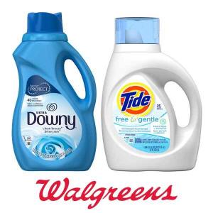 4/$9 or 1/$3.29 Select Bounce, Downy or Tide