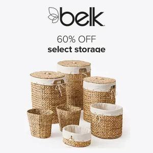 60% Off Select Storage