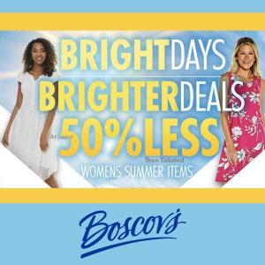 Bright Days, Brighter Deals: 50% Off Women's Apparel