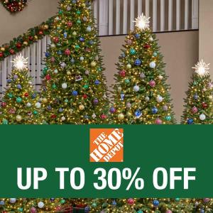 Up to 30% Off Select Holiday Décor