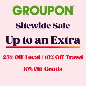 Up to an Extra 25% Off Local + 10% Off Travel + 10% Off Goods