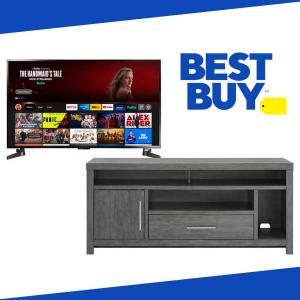 25% Off on Select TV Stands w/ Insignia TV