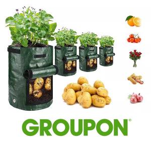 Up to 78% Off 7/10 Gallon Heavy Duty Garden Potato Grow Bags Pots with Handles