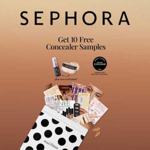 Get 10 Free Concealer Samples with $35 Purchase