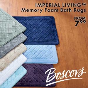 Imperial Living Memory Foam Bath Rugs from $7.99