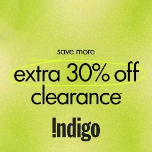 Extra 30% Off Clearance Items