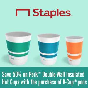 50% Off Double-Wall Insulated Cups w/ Purchase of K-Cups