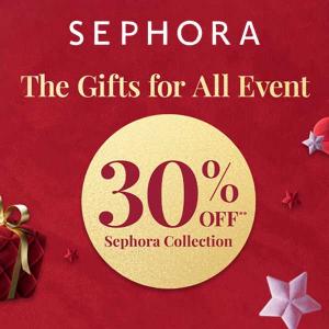 Ends 12/10: 30% Off Sephora Collection