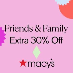Friends & Family: Extra 30% Off + 15% Off Beauty