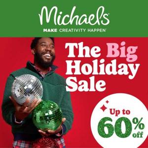 The Big Holiday Sale: Up to 60% Off