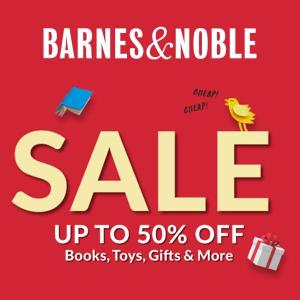 Up to 50% Off Books, Toys, Gifts & More