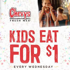 Kids Eat for $1 Every Wednesday w/ Adult Entrée Purchase